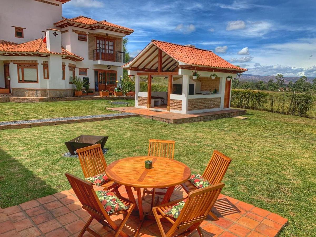Casa De Las Flores Villa de Leyva Exteriér fotografie