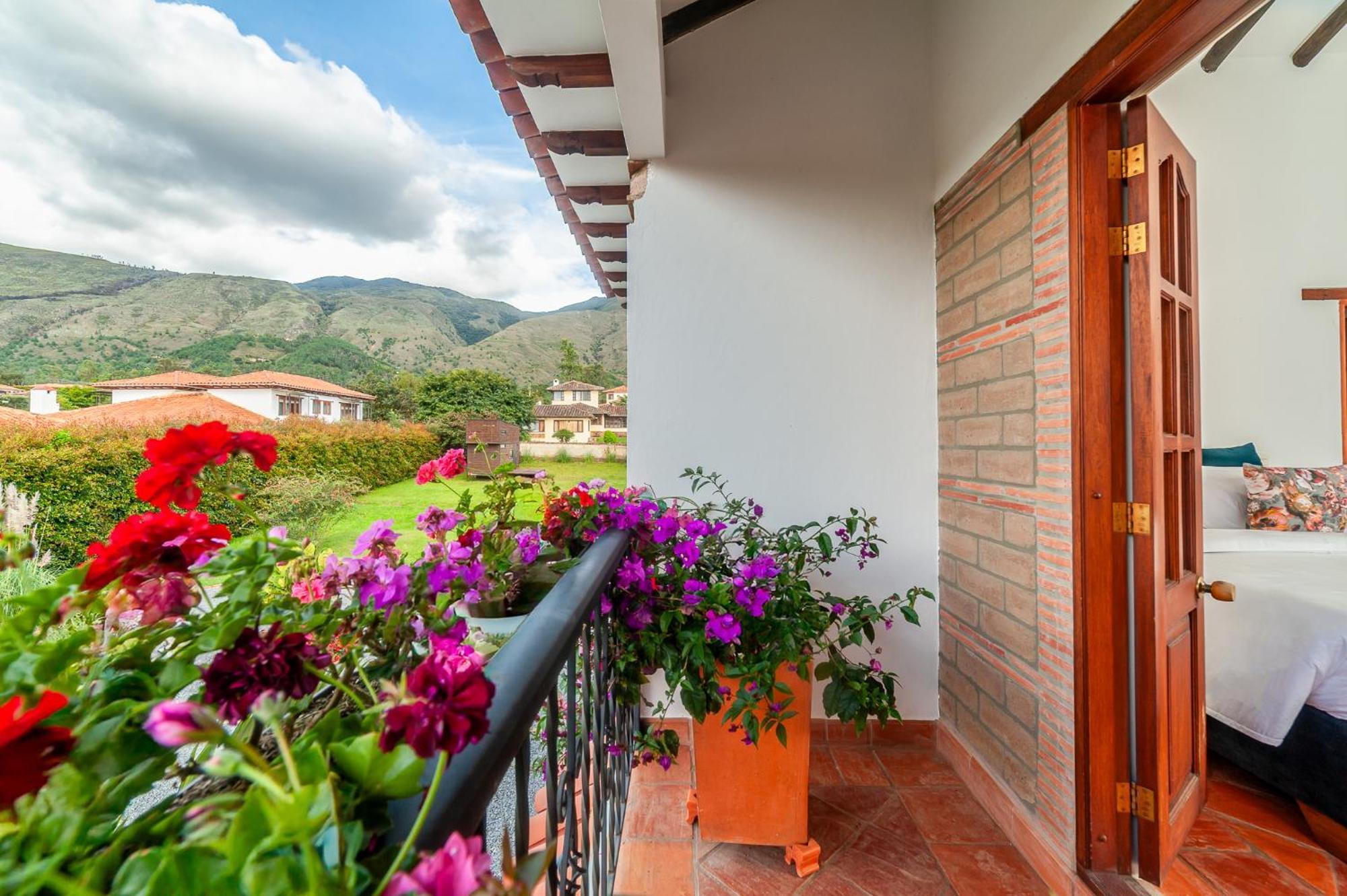 Casa De Las Flores Villa de Leyva Exteriér fotografie