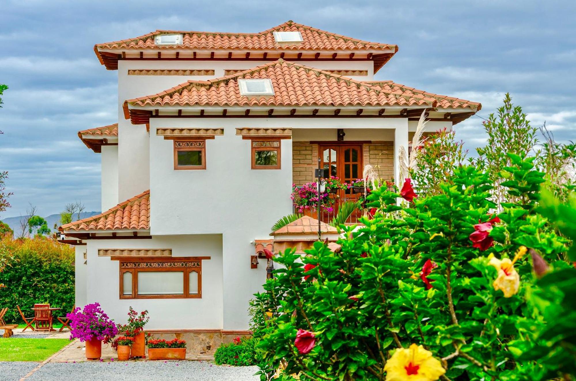 Casa De Las Flores Villa de Leyva Exteriér fotografie
